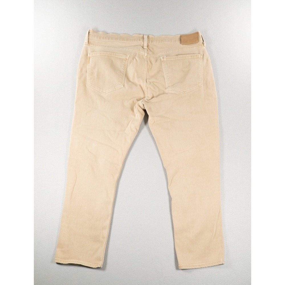 Paige Federal Slim Straight Leg Pants Mens 34 Tan Khaki Transcend Denim Chino - Picture 11 of 12